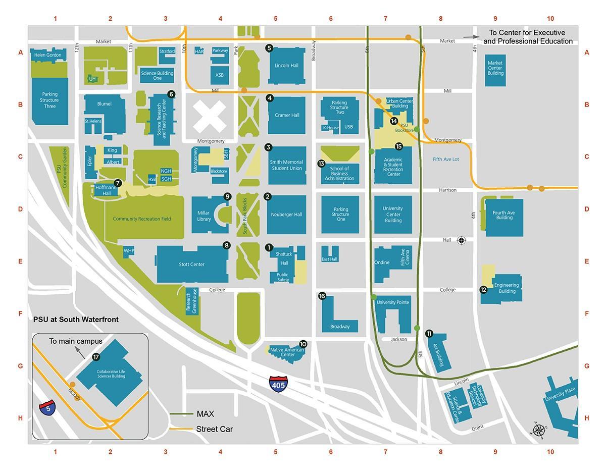 mappa di PSU parcheggio