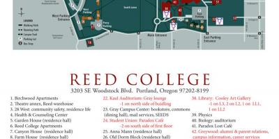 Mappa di reed College