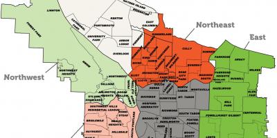 Portland periferia mappa