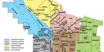 Zonizzazione mappa Portland