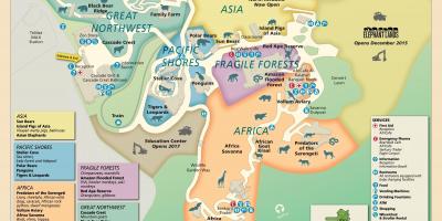 Mappa di Portland Zoo